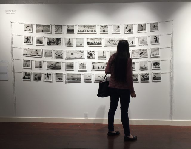 Installation view of Flood State from 'Between Land & Sea' at The Arsenal at the Cabildo
